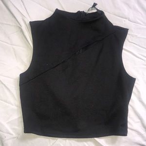 Guess black cropped top